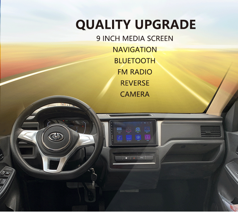 Electric Car 2022 Good Look Four Seats Rear Camera Multi-function Automatic LED Energy Vehicles