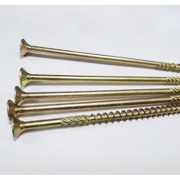 DIN7505 MDF Chipboard Screw Double Pozi Countersunk Tornillos Spax Screws