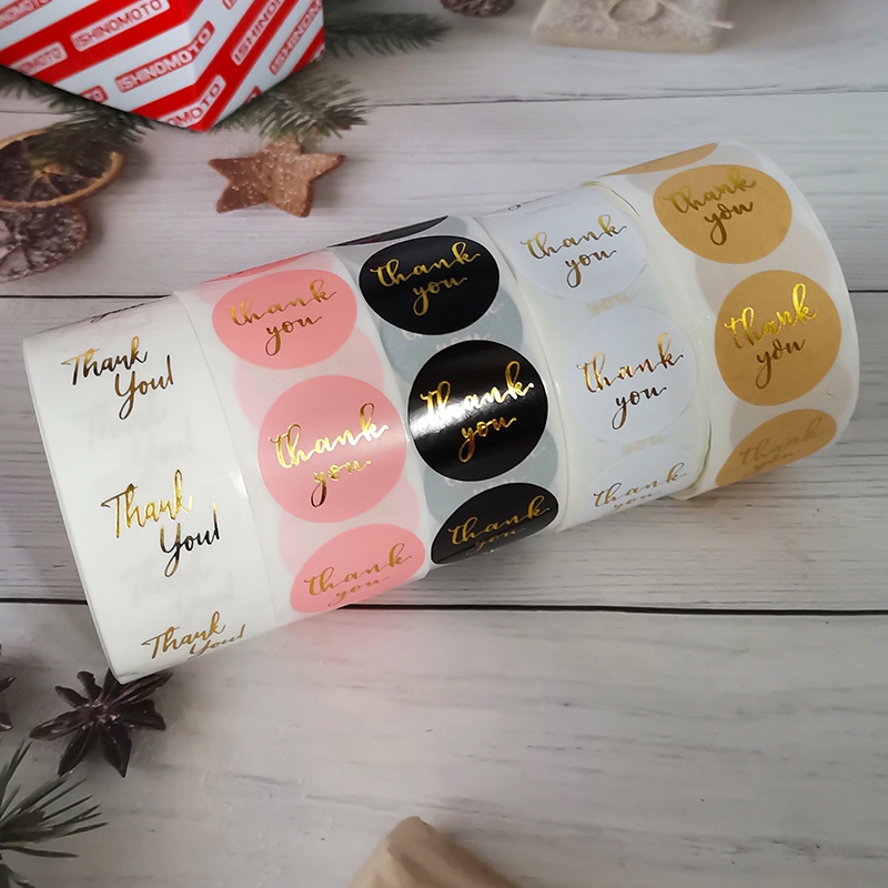 Candle Packaging Seal Sticker Label Paper Material Customized Shape