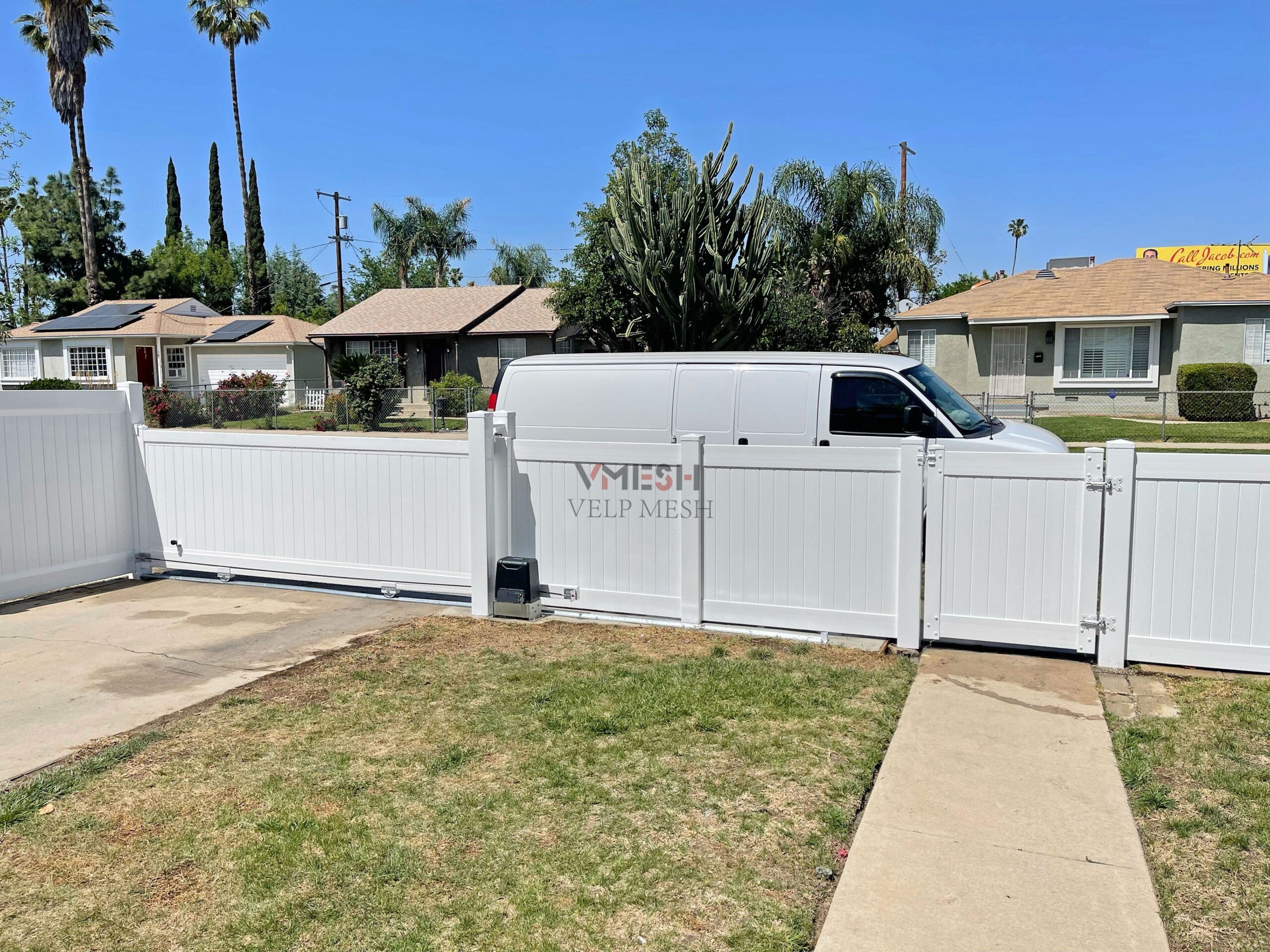 6*8 White Yard Safety Vinyl Rail Fence Fencing