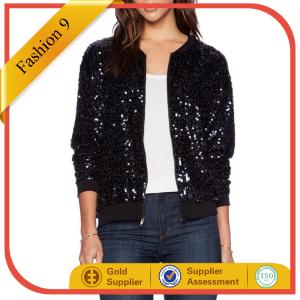 Wholesale Women Sequined BOMBER JACKET from china suppliers