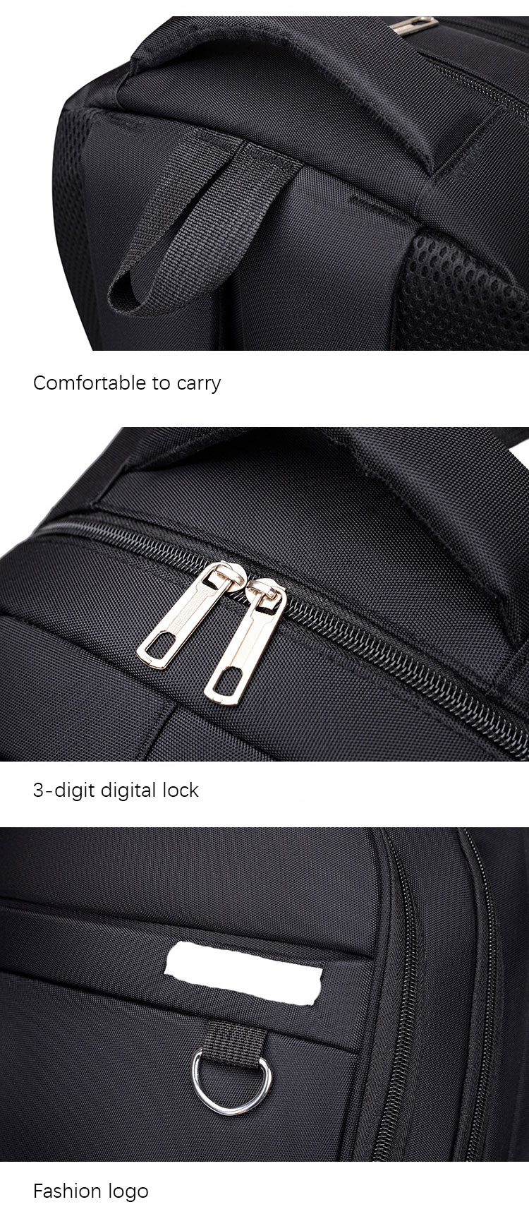 Multifunctional Work Laptop Rucksack Waterproof Anti Theft Laptop Bag Wholesale