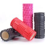Mace Hollow Yoga Tube Roller Bar Purple Gym Cork Muscle Relax 30x14.5cm