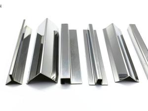 Wholesale Inside Corner Stainless Steel Metal Bullnose Border Edge Trim 2.5m from china suppliers