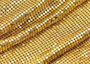 Wholesale 4mm Beautiful Shiny aluminum Metal Sequin Fabric for decoration from china suppliers