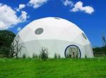 Durable Steel Frame Large Dome Tent , Geodesic Exhibition Event Tents