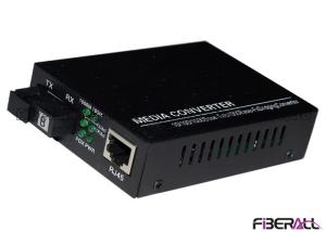 Wholesale Durable WDM Media Converter , Fiber Optic Media Converter Gigabit Auto Negotiation from china suppliers