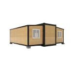Foldable Residential Container Houses 20 Ft Double-Wing Expansion Box for Easy