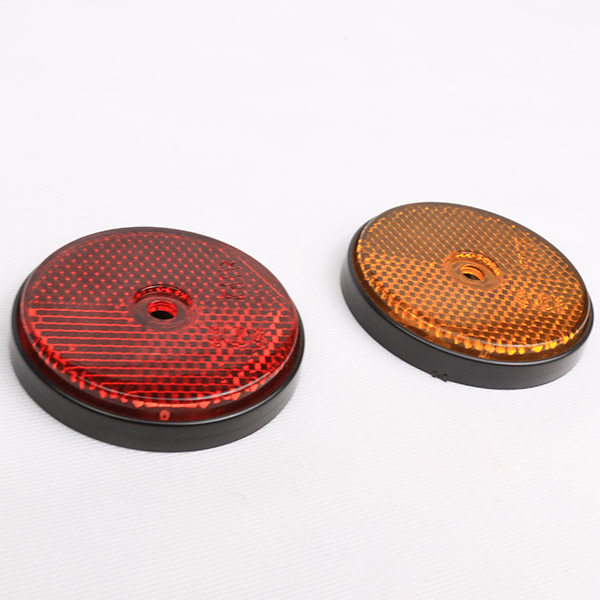 Scratch Resistant Trailer Reflectors Safety Warning Sign High Reflection