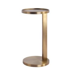 Wholesale Hotel Golden Metal Side Table Modern High End Interior Furniture Customisation from china suppliers