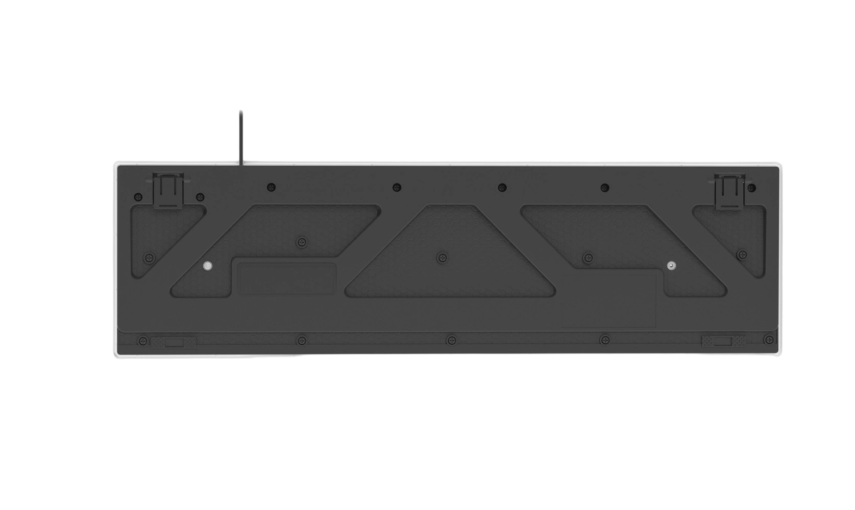 104 Keys Full-size Gaming Keyboard easy To Carry Cool LED Rainbow Backlight All FN+F1-F12 Keys