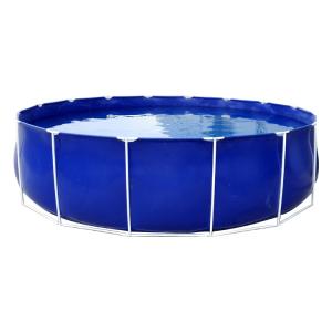 Wholesale Custom Flexible Water Tank Round Aquaculture Fish Tank PVC Fish Farming Tank With Detachable Pipes from china suppliers