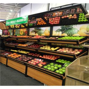 Wholesale Double Side Fruit And Vegetable Rack Retail Shop and Supermarket Convenient from china suppliers
