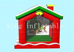 Wholesale Christmas Commercial 0.55 mm PVC Inflatable Bouncer House 3.3x2.75x3.5m from china suppliers