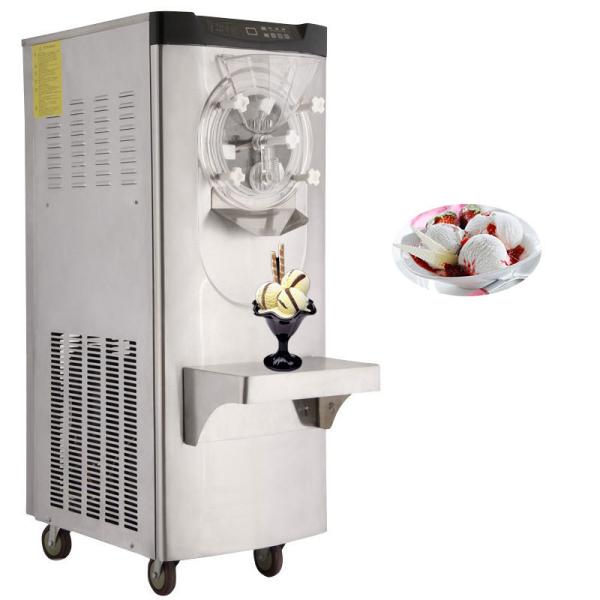 Long Service Life 30-36L/H Commercial Hard Ice Cream Maker Italian Ice Batch