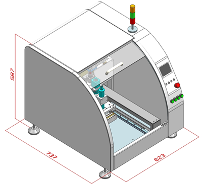 Desktop PCB Router Milling Machine