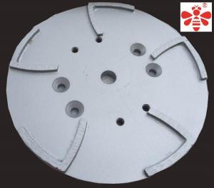 Wholesale White Diamond Cutting Blade , 10 Inch Grinding Head Diamond Cup Wheel Floor Grinding Plate from china suppliers