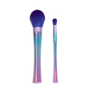 Wholesale Gradient Color Handcrafted Makeup Beauty Brushes High Glossy from china suppliers