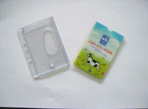 Wholesale Transparent Pink Yellow Color PP PVC Badge Holder For Exhibition from china suppliers