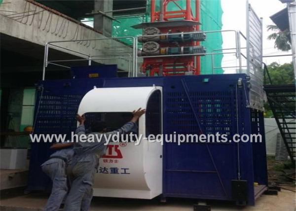 Construction elevators rated lifting speed 36m/min used at the site of large