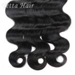 Professional Jet Black Cambodian Hair Bundles No Shedding No Tangle