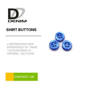 Wholesale Resin Colorful Dress Shirt Buttons 4 Holes ing Buttons Accessories Bule Plastic Bulk Buttons from china suppliers