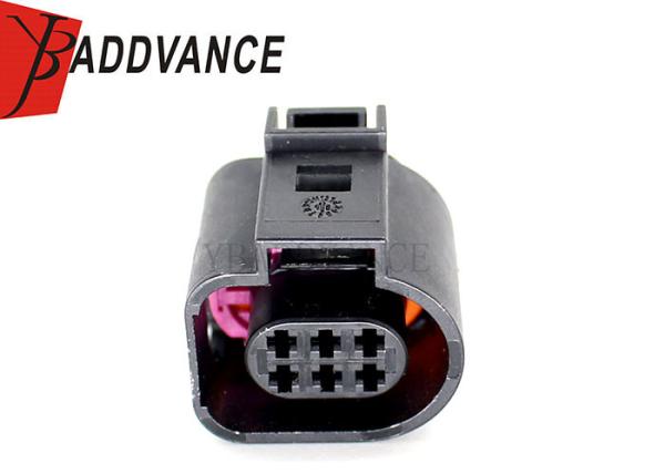 Black FEP Automotive Connectors 1.5 Mm 6 Pin Sealed Connectors For Skoda V W