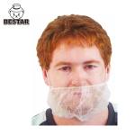 White Non woven Disposable Beard Cover Single Loop 18'' For Food Processing