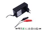 Alligator Clips Sealed Lead Acid Battery Rechargeable 7.2V 2A 12v 13.8V 14.5V 1A