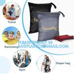 Recycle Zippered Foldable Laundry Bag Logo Extra Large Travel Laundry Bag with