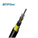 ADSS G652D Aerial Fiber Optic Cable Aramid Yarn Dielectric Self Supporting