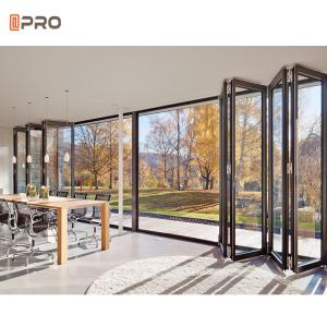 Wholesale Interior Home Aluminium Bi Fold Garage Door ISO9001 Approved from china suppliers
