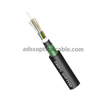 Wholesale Non Metallic Direct Burial Fiber Optic Cable , Single Mode Armored Fiber Cable from china suppliers