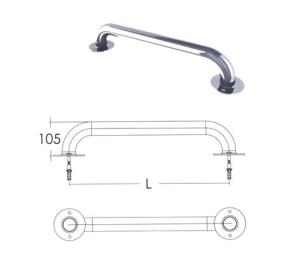 Wholesale SS304 Wall Straight 1.0mm Swimming Pool Grab Rail from china suppliers
