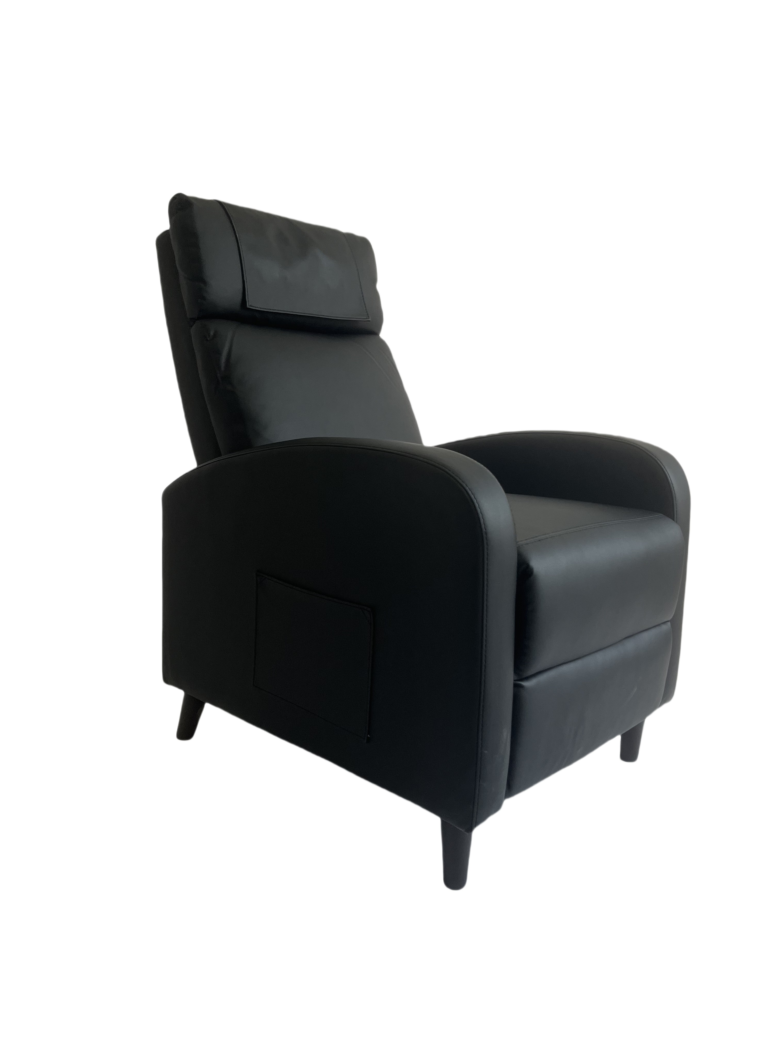 Recliner Chair PU Leather Recliner Sofa Home Theater Seating with Lumbar Support