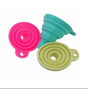 Wholesale Flexible Soft Silicone Funnel Kitchen Funnel Set,Food Grade Silicone Funnel from china suppliers