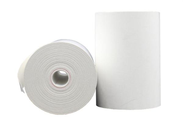 57mmx50mm 55gsm ISO9001-2008 Non Core Cashier Paper