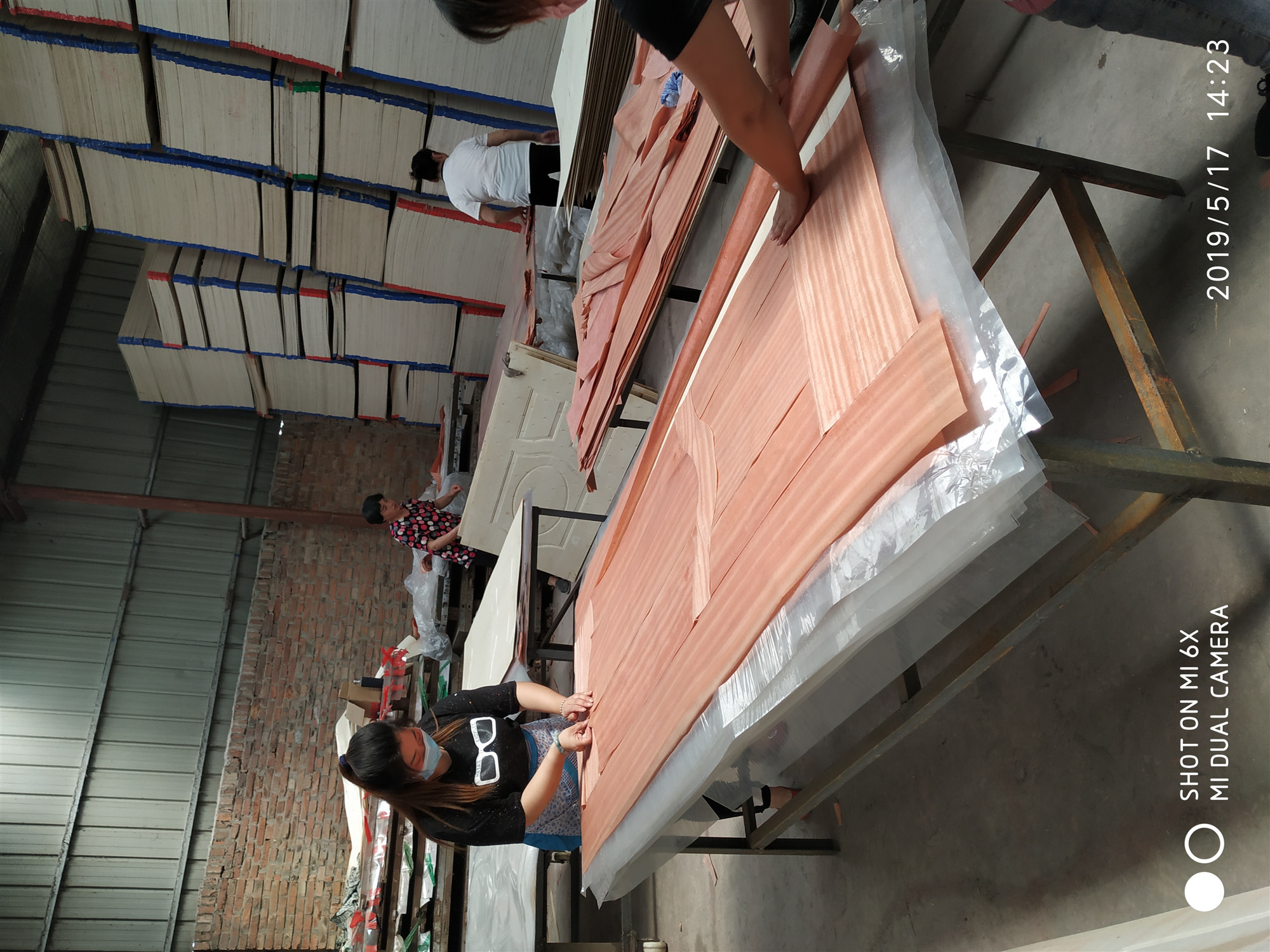 2.7mm,3mm Teak Veneer PLYWOOD Door Skin/Teak Veneer Moulded PLYWOOD door skin