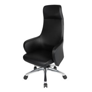 Wholesale 70mm Cylinder Swivel Leather Adjustable Height Office Chair SGS BIFMA from china suppliers