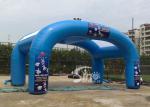 10x5m outdoor double arches advertising inflatable tent with white nylon cover N