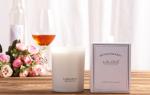 Decorative Luxury Scented Candles 100% Soy Wax Matte Glass Jar In White Color