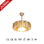 5 Speed Dc Motor Bladeless LED Ceiling Fan Low Power Consumption