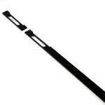 220mm Aluminium Furniture Handles Black Sliding Cupboard Door Handles