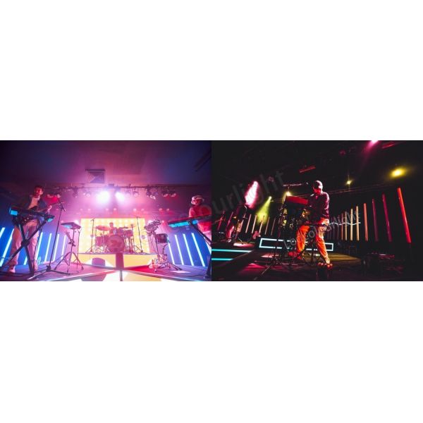 Stage Lighting 50mm Diameter DMX Digital Addressable LED Pixel Standing Tube Light
