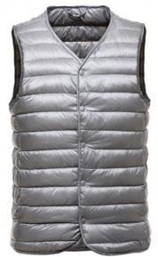 Wholesale Middle Thickness Mens Light Down Jacket , Winter Mens Collarless Down Vest from china suppliers