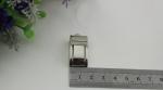 Small design purse metal zinc alloy light gold decorative hardware lock