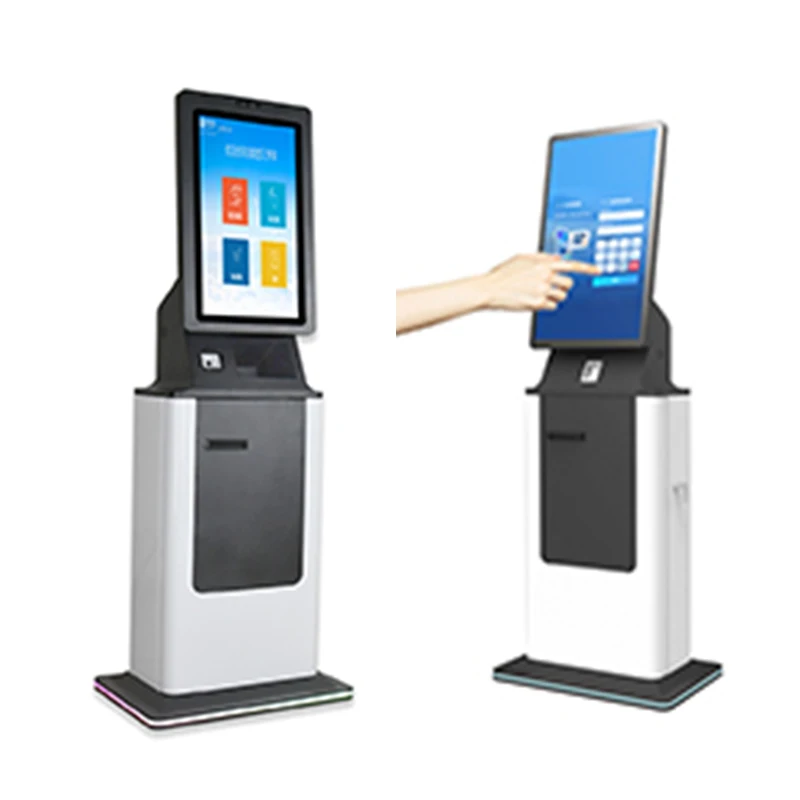 Capacitive Touch 10 Point Self Service Payment Kiosk with Passport Reader and Optional RFID