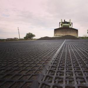 Wholesale Fiberglass Geogrids Retaining Wall Asphalt Road Reinforcement from china suppliers