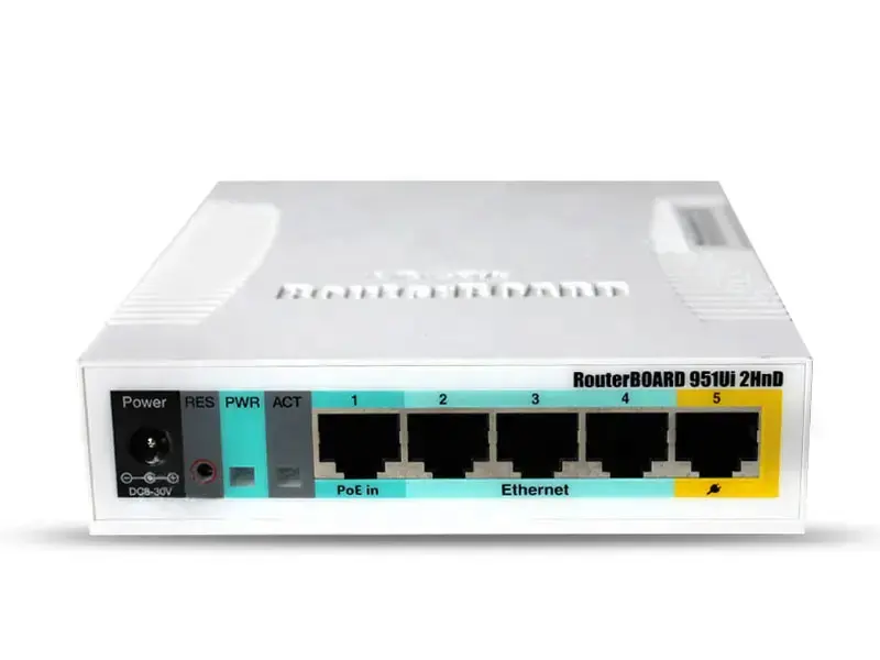 5G Sim Card Wireless Networking Router RB951Ui-2HnD with 5g Wi-Fi Transmission Rate of 1000Mbps