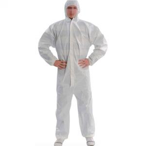 Wholesale White Hooded Disposable Surgical Gown Hospital Prevent Dust And Dirt from china suppliers